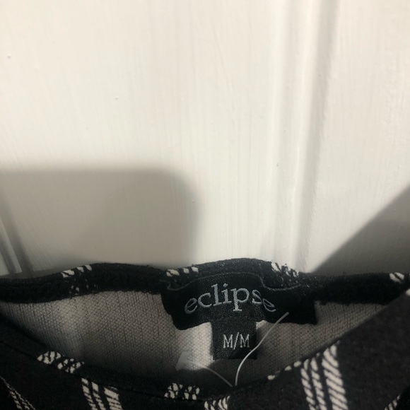 Eclipse Pinstriped Jumpsuit with Capri Legs - Picture 3 of 3